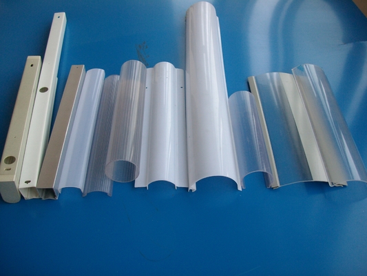 Clear Extrusion Polycarbonate Profile for led Lamp Cover